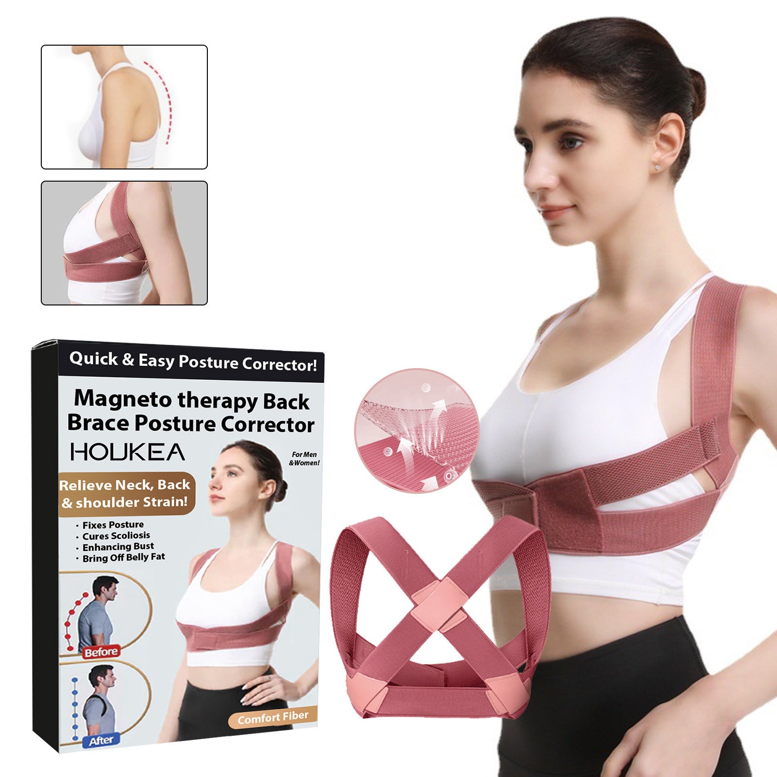 Body Back Support Posture Brace