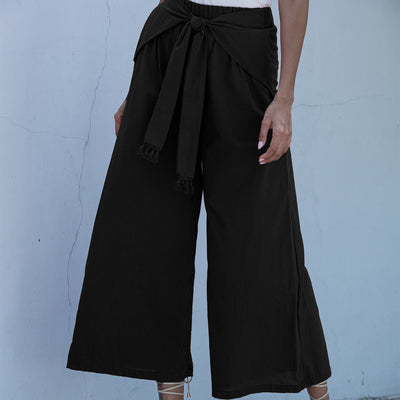 Wide leg casual loose trousers