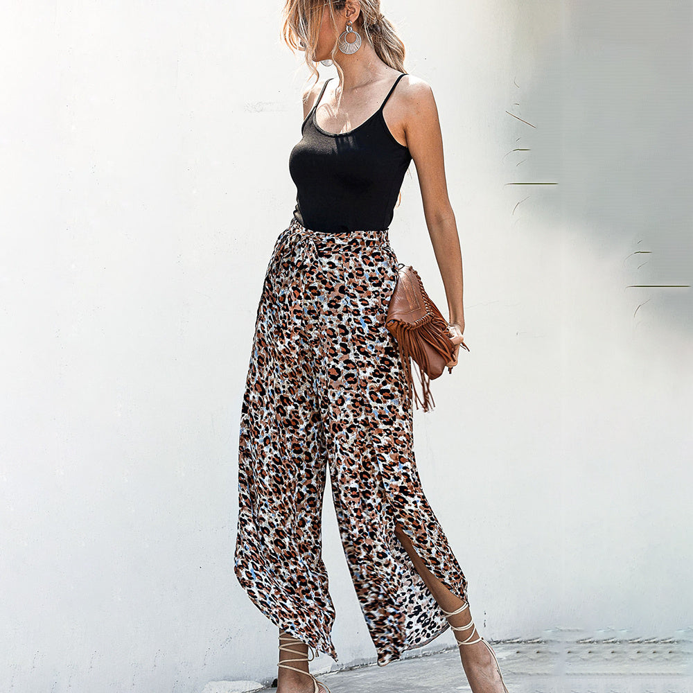 Casual loose wide leg trousers