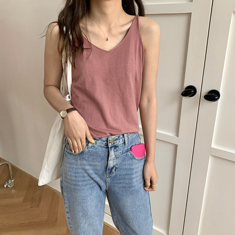 Small Vests, Layered Bottoming Vests, Women's Outer Wear