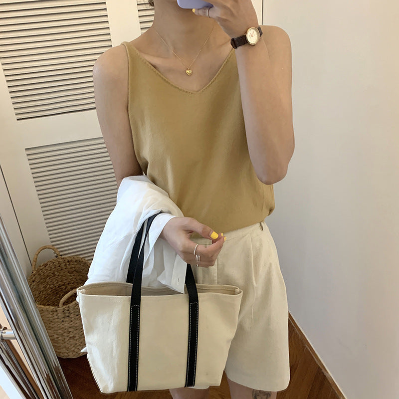 Small Vests, Layered Bottoming Vests, Women's Outer Wear