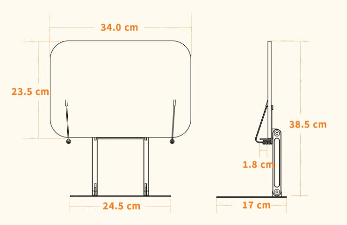 Wooden Reading Rack Laptop Stand Folding Laptop Stand