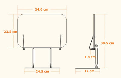 Wooden Reading Rack Laptop Stand Folding Laptop Stand