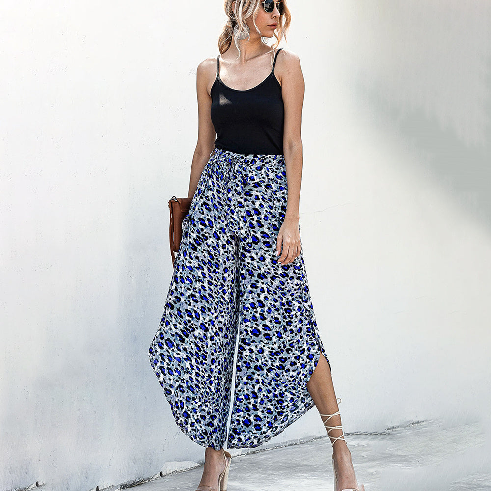 Casual loose wide leg trousers