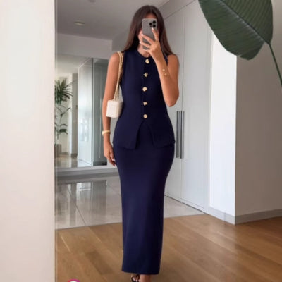 Women's Fashion Slim Fit Vest Slim Fit Suit