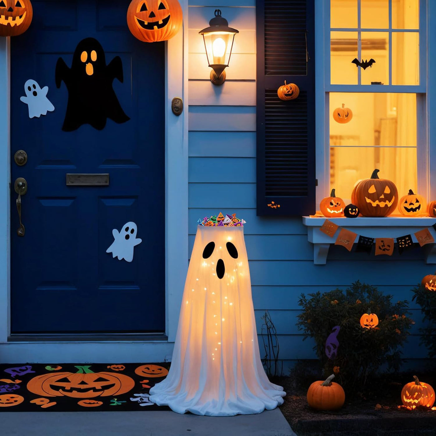 Halloween Ghost Candy Bowl Rack