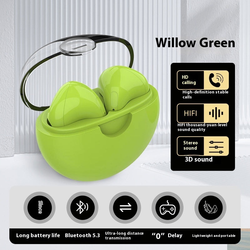 Bluetooth Headset Transparency Cover Binaural Noise-canceling Stereo Sound