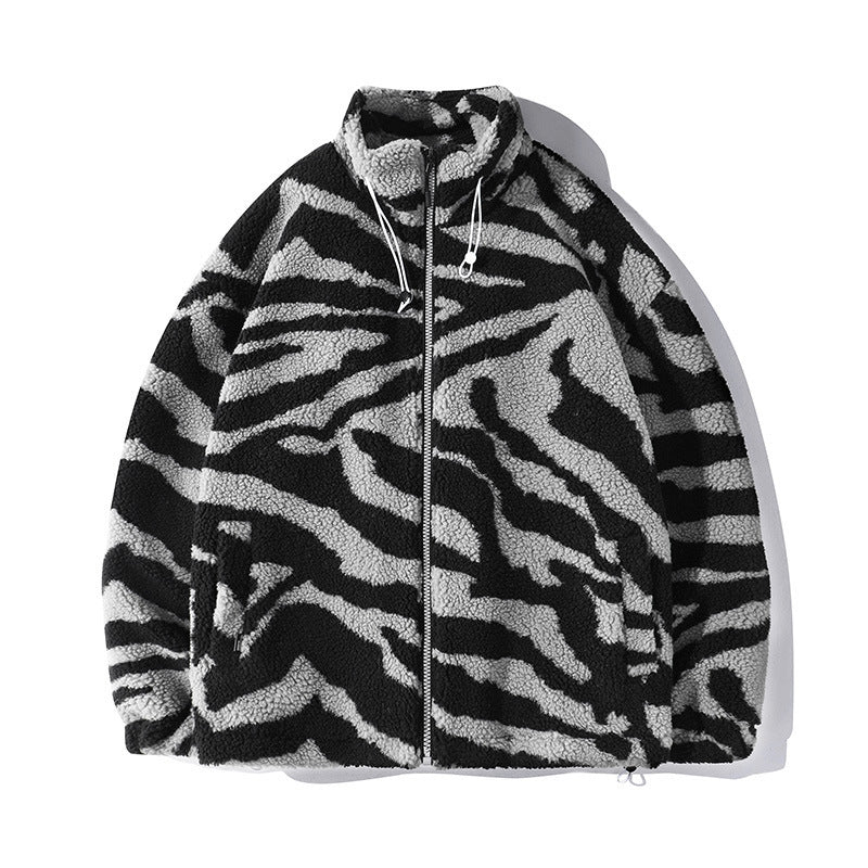 Fashion Comfortable Trend Oversized Faux Lamb Fur Jacket Winter Warm Fleece Coat