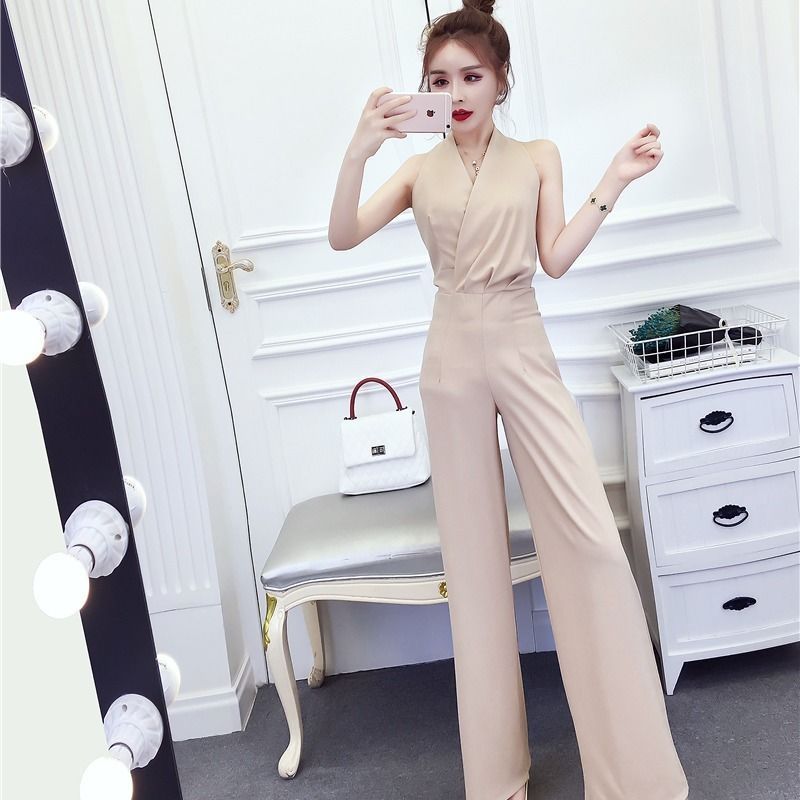Trousers wide-leg jumpsuit