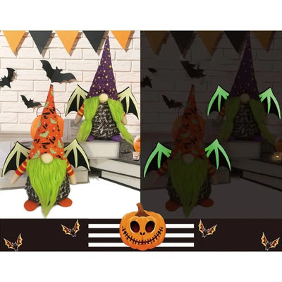 Halloween Glowing Bats Faceless Doll Halloween Decorations