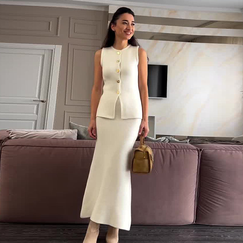 Women's Fashion Slim Fit Vest Slim Fit Suit