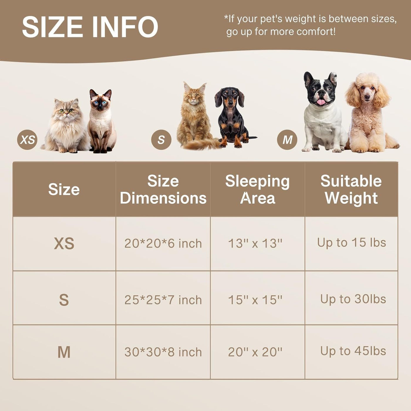 MEWOOFUN Donut Cat Bed - Washable Round Pet Bed For Indoor Cats & Kittens, Fluffy Non-Slip Calming Bed For Puppies, Grey