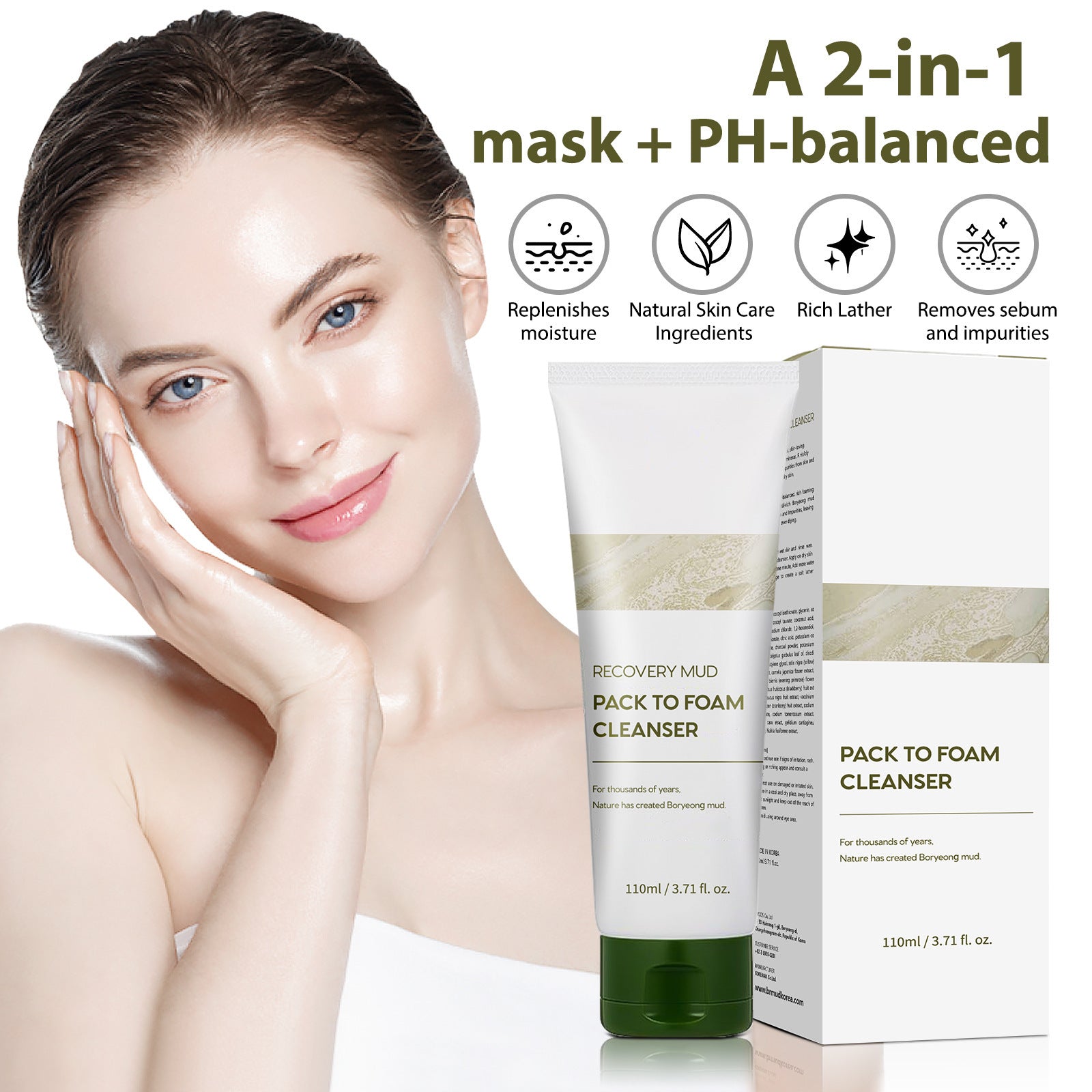 Deep Cleansing Facial Pore Moisturizing Facial Cleanser