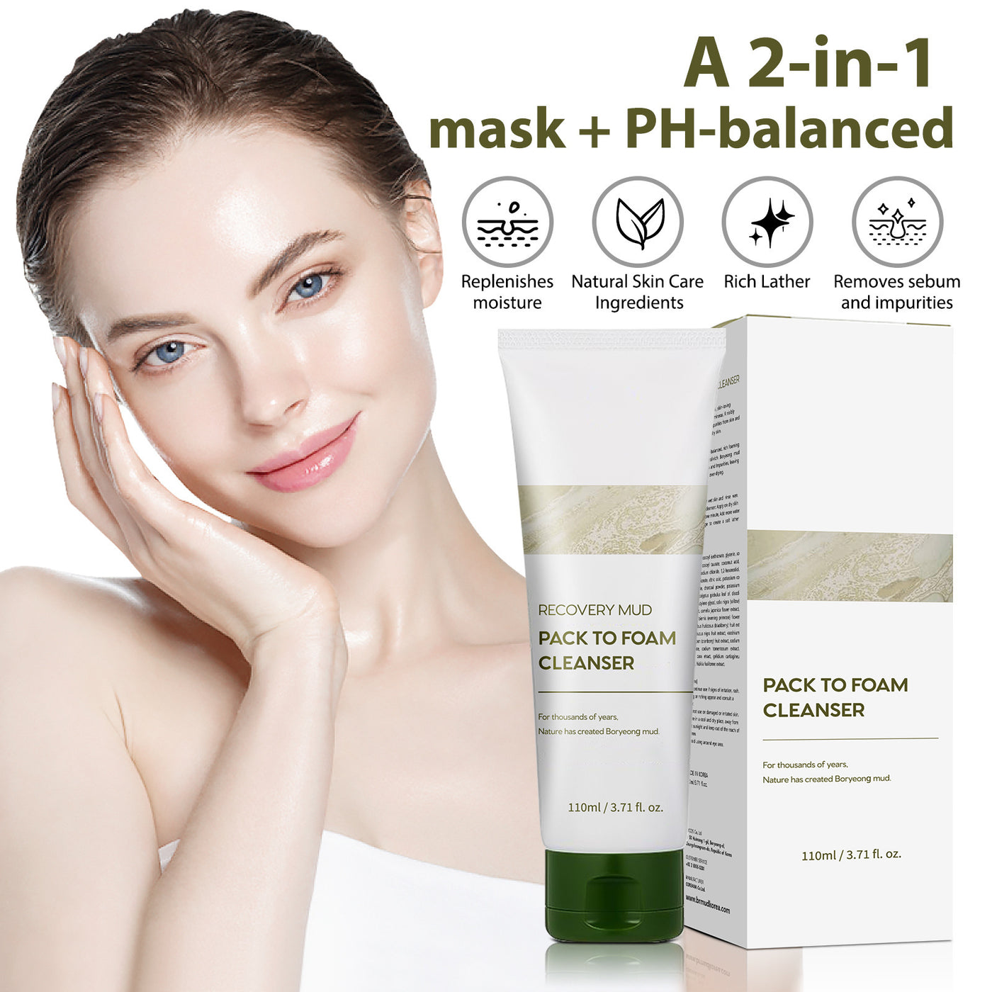 Deep Cleansing Facial Pore Moisturizing Facial Cleanser