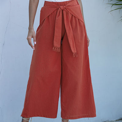 Wide leg casual loose trousers