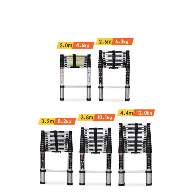 Aluminum Alloy Single-sided Telescopic Ladder Folding