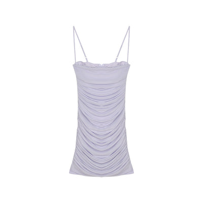 Slim Slim Fit Hip-fit Suspender Dress