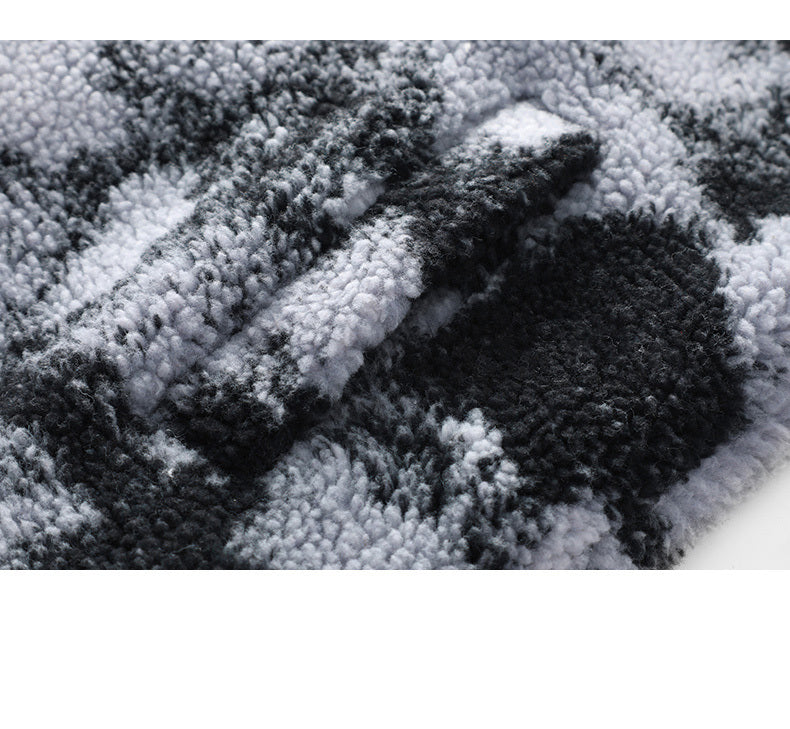 Fashion Comfortable Trend Oversized Faux Lamb Fur Jacket Winter Warm Fleece Coat