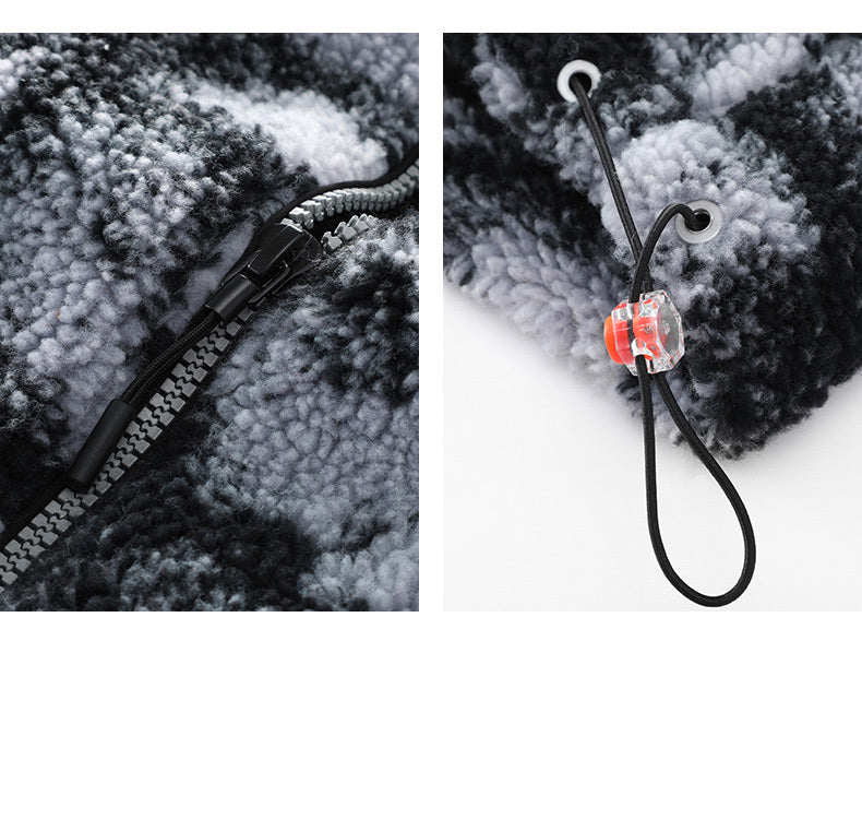 Fashion Comfortable Trend Oversized Faux Lamb Fur Jacket Winter Warm Fleece Coat