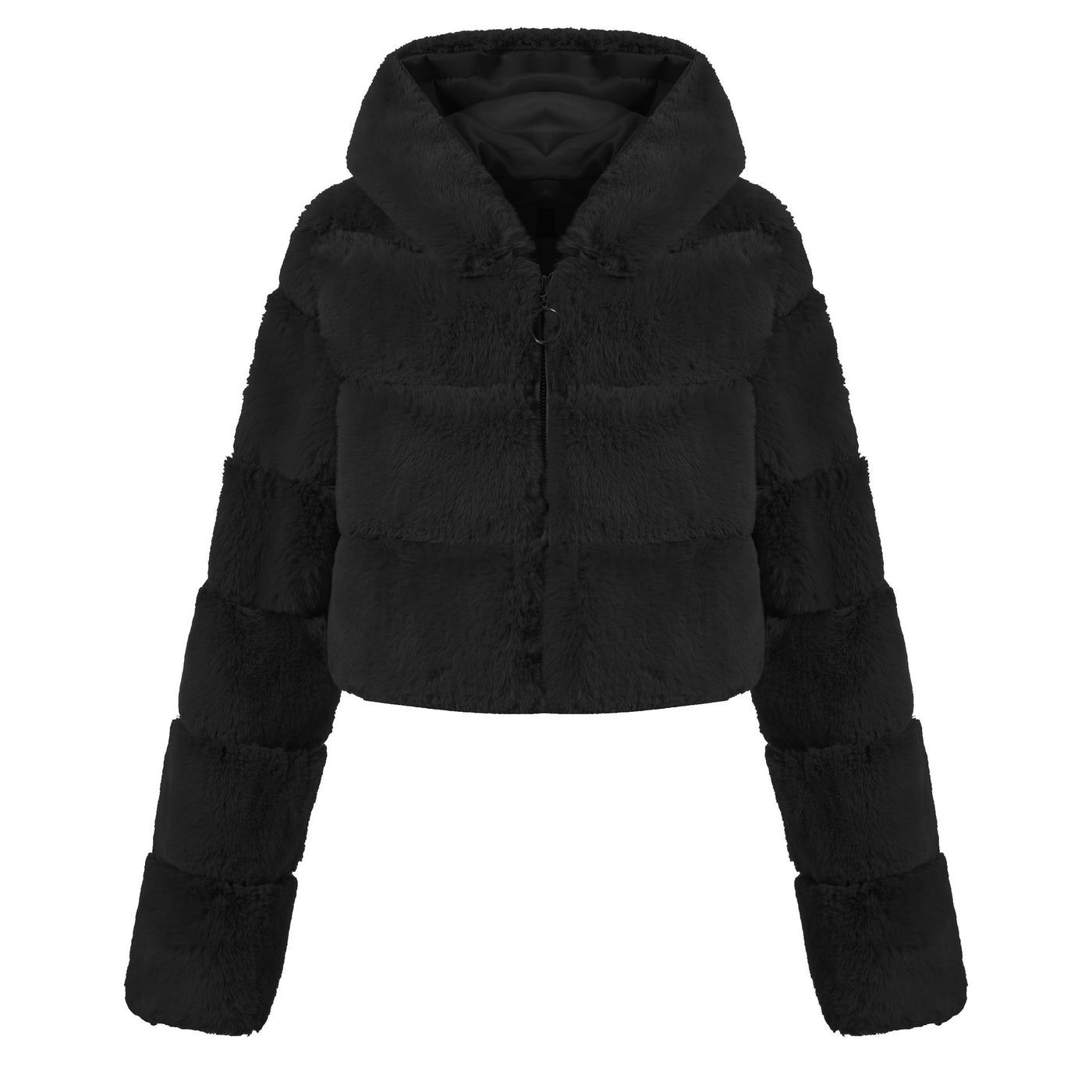 Solid Color Faux Fur Coat Jacket Fashion