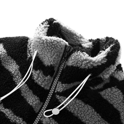 Fashion Comfortable Trend Oversized Faux Lamb Fur Jacket Winter Warm Fleece Coat