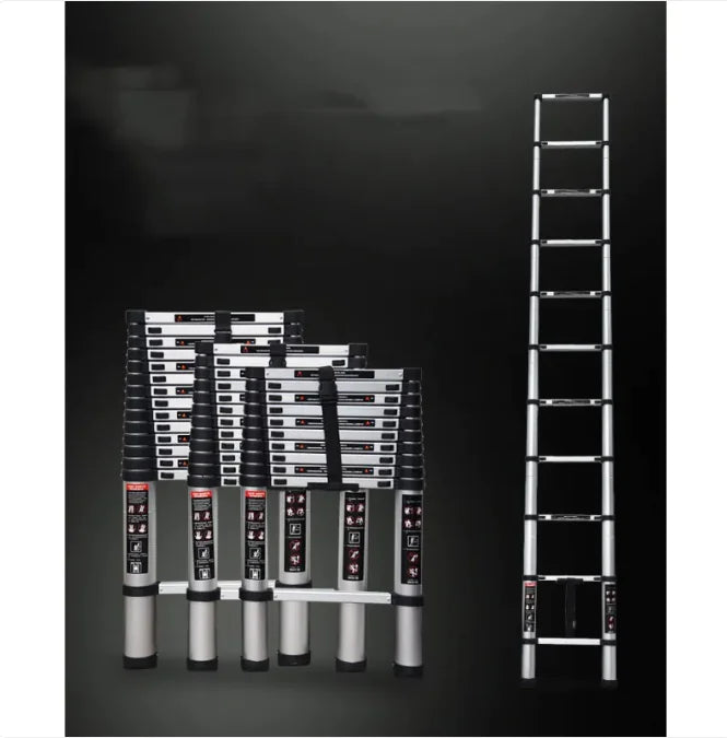 Aluminum Alloy Single-sided Telescopic Ladder Folding